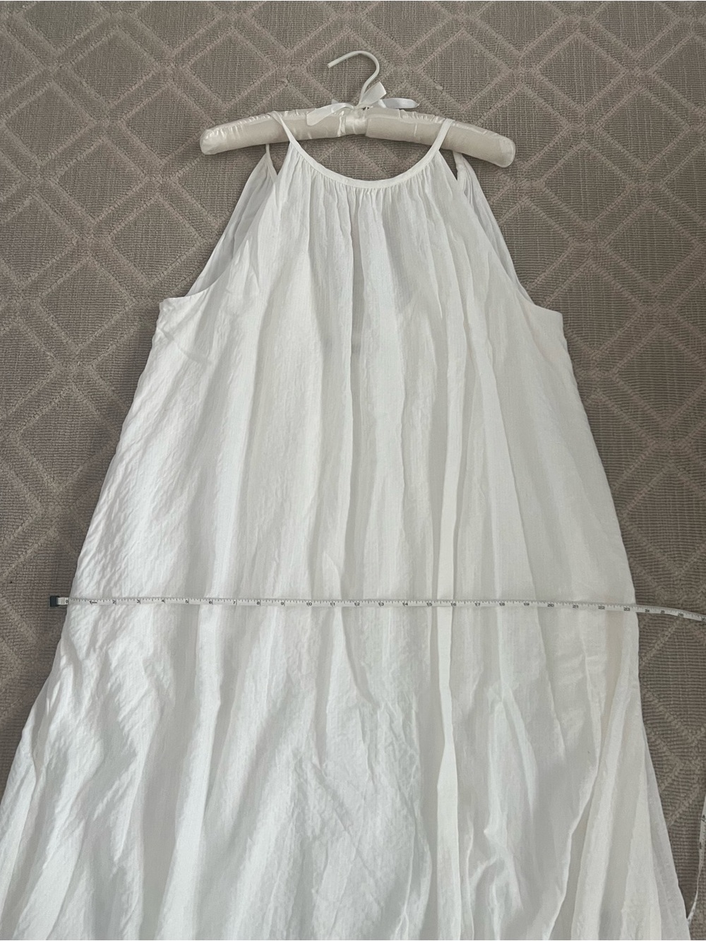 Jenni Kayne White Drift Maxi Dress Sz Large - Picture 11 of 14
